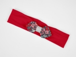 Jersey knit baby headband jardin d'aurore