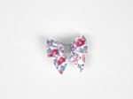 Mini bow tie clip rose grenadine