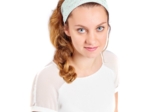Stretch jersey headband  menthe confetti