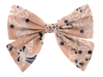 Bow tie hair slide oiseau bandana