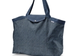 Tote bag with a zip silver star jeans