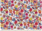 35cm coated fabric coupon tutti fleuri