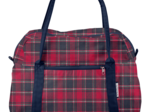 Bowling bag  tartan rouge