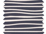 Jersey fabric striped  ivory navy