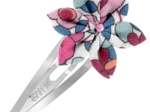 Star flower hairclip boutons rose