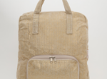 Foldable rucksack Gaby gold large corduroy