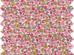 Coated fabric pink jasmine