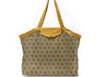 Pleated tote bag - Medium size aniseed star