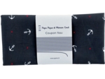 Coupon tissu 50 cm marine anchor