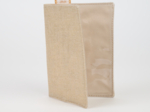 Passport cover golden linen