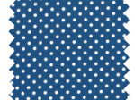 Cotton fabric pastille blanc marine ex1014