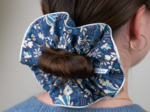 Large Piping Scrunchie parade royale