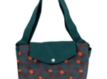 Tote bag with a zip pineapple party