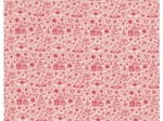 Cotton fabric ex2554 christmas red ecru jumble