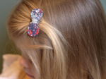 Noeud Anti-Glisse hair slide jardin d'aurore