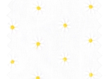 Cotton fabric white daisies