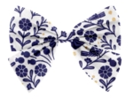 Bow tie hair slide scandinavia bleu