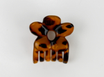 Small Flower Hair Clip leopard