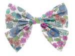 Bow tie hair slide pastel fleuri