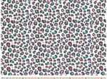 1 m fabric coupon ex2505 multicolored leopard