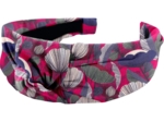 Large Crossed Headband fuchsia poppy
