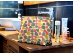Cosmetic bag with flap summer sweetness