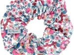 Scrunchie boutons rose