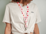 Lanyard necklace petits coeurs