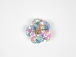 Mini Flower petal hair slide pastel fleuri