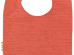 Bib - Baby size coral lurex gauze