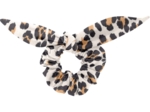 Bunny ear Scrunchie leopard