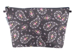 Cosmetic bag with flap bleudana