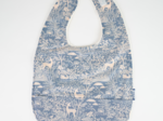 Coated fabric bib toile de biche