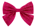 Bow tie hair slide fuchsia pailleté