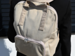 Foldable rucksack Gaby beige corduroy