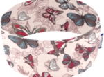Stretch jersey headband  papillon poudré