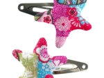 Star hair-clips kokeshis