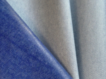 Coated heavyweight fabric iridescent denim
