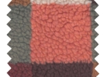 Moumoute fabrics ex2658 brick sherpa checkerboard