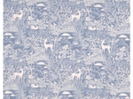 35cm coated fabric coupon toile de biche