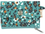 zipper pouch card purse jade panther