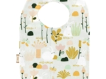 Bib - Baby size water green rabbit