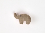 Elephant clip copper linen