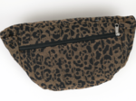 Small banana bag mocha quilted leopard