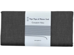 1 m fabric coupon black denim