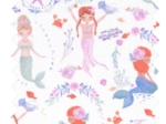 Cotton fabric ex2421 enchanted mermaids