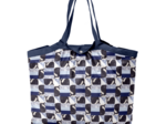 Pleated tote bag - Medium size baleino bleu