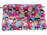 Coton clutch bag kokeshis
