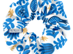 Scrunchie passion bleue