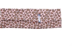 Stretch jersey headband  pale pink leo